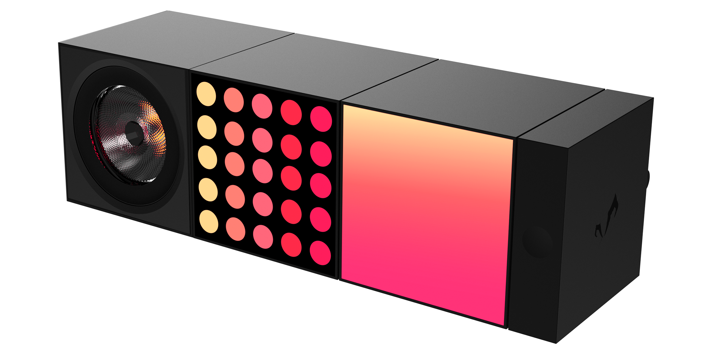 Модульный настольный светильник Yeelight Cube Panel Light WiFi YLFWD-0006-C