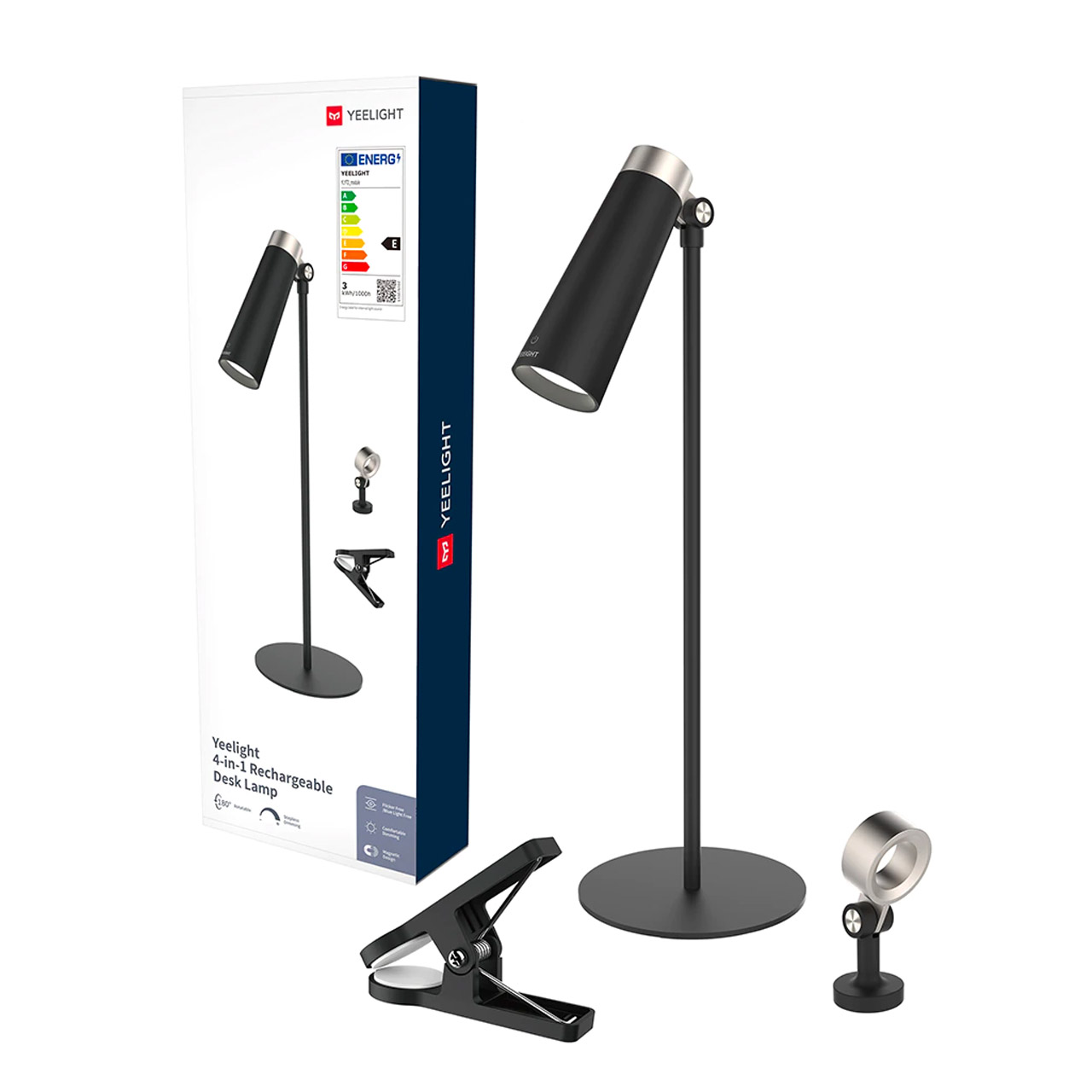 Беспроводная настольная лампа, Yeelight 4-in-1 Rechargeable Desk Lamp, YLYTD-0011