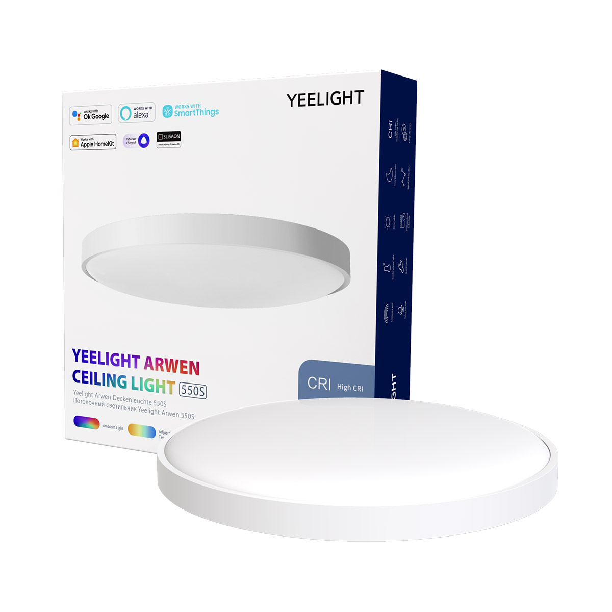 Умный потолочный светильник, Yeelight Arwen Ceiling Light 550S, YLXD013-A