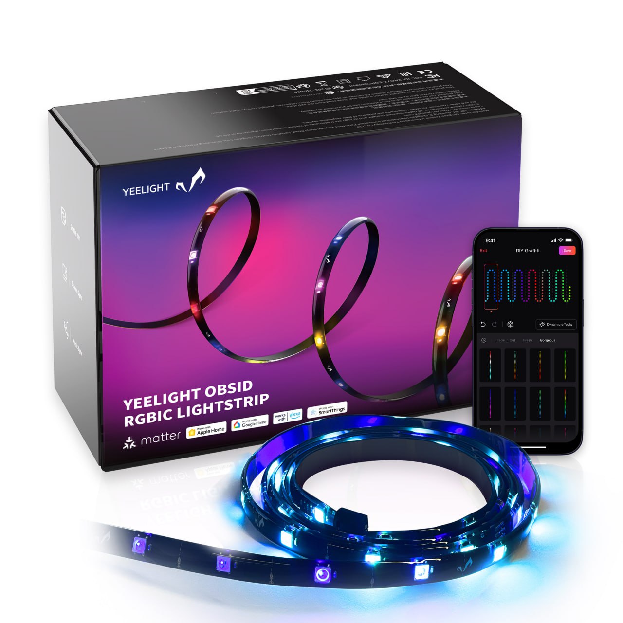 Светодиодная лента Yeelight Obsid RGBIC Light Strip